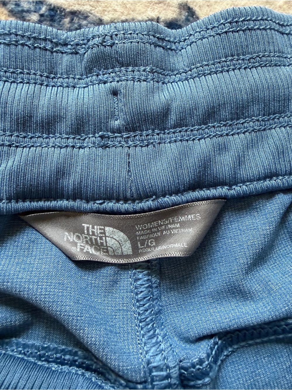 The North Face Women's Slate Blue Drawstring Track Pants - Picture 2 of 8